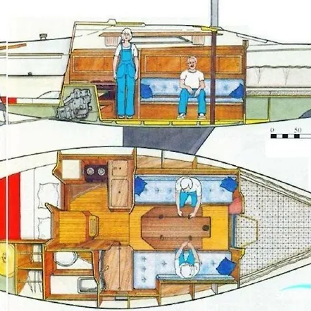 Windspeel Segelboot *
